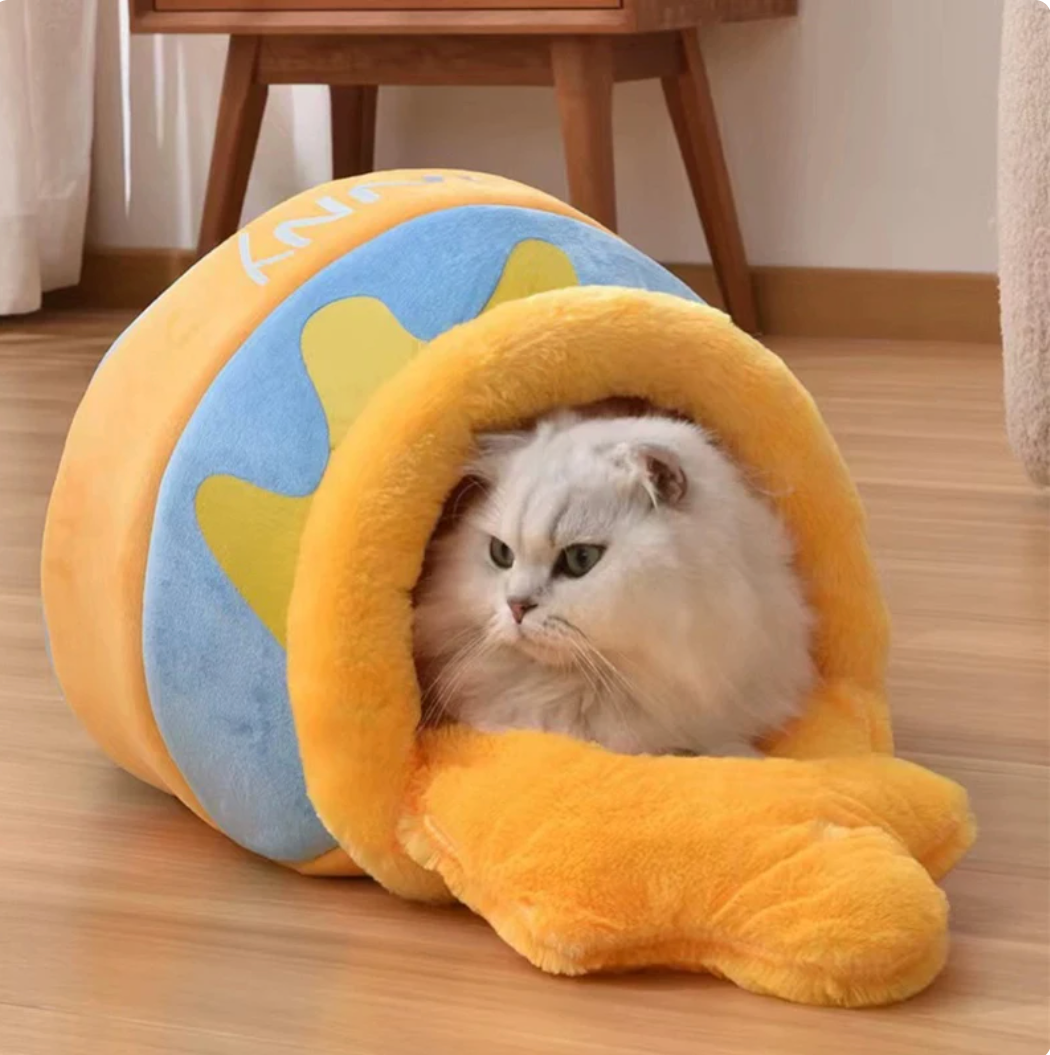 Honey Jar Cat Bed - FREE SHIPPING