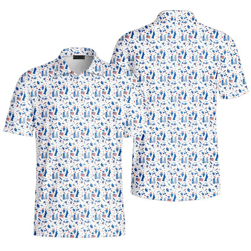 America Golf - Funny Golf Polo Shirt
