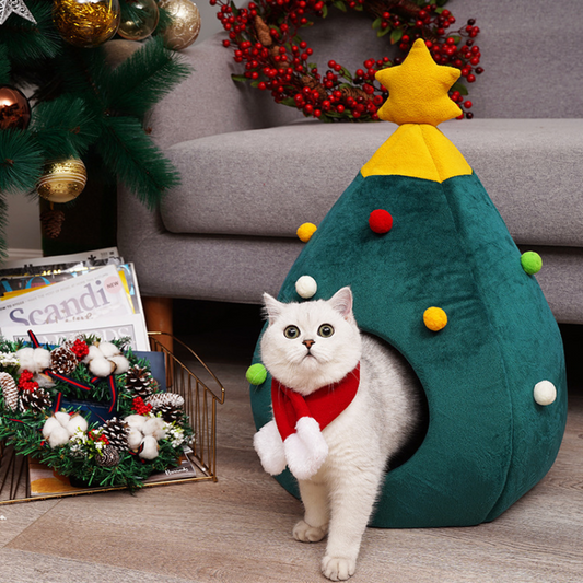 SantaPaws Plush Pet Nest - FREE SHIPPING