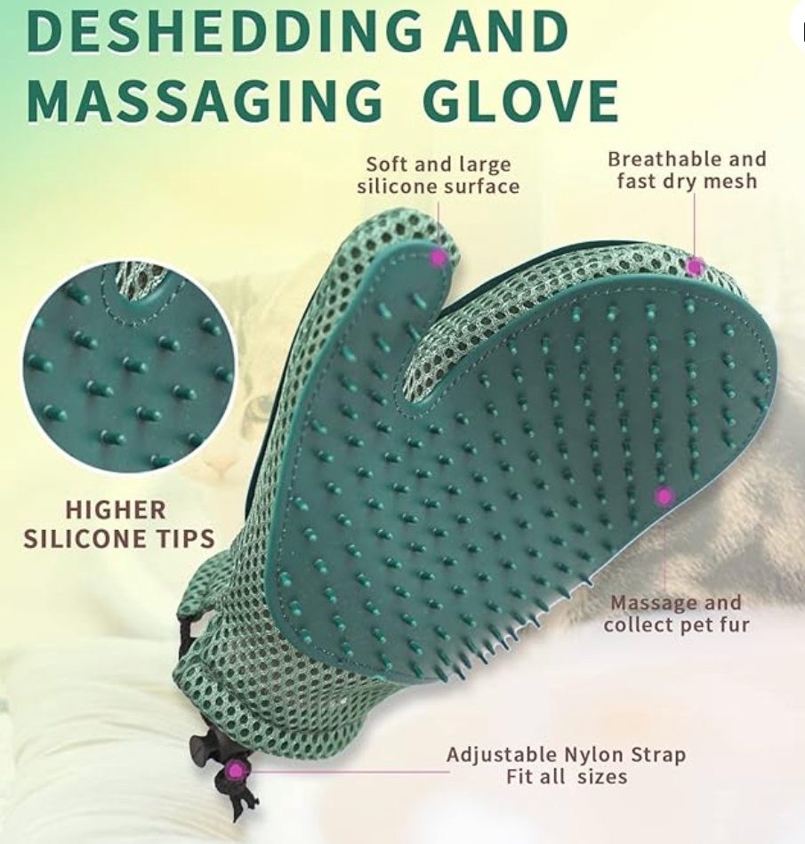 2 in 1 Pet Hair Glove & Pet Fur Remover Glove - FREE SHIPPING