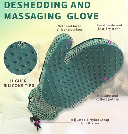 2 in 1 Pet Hair Glove & Pet Fur Remover Glove - FREE SHIPPING