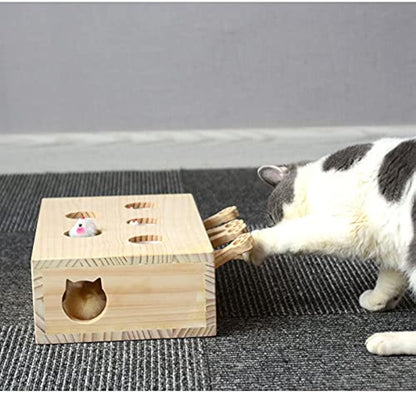Cat Interactive Wooden Toys Whack - FREE SHIPPING