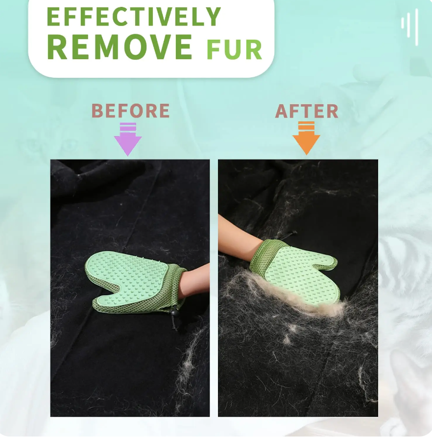 2 in 1 Pet Hair Glove & Pet Fur Remover Glove - FREE SHIPPING
