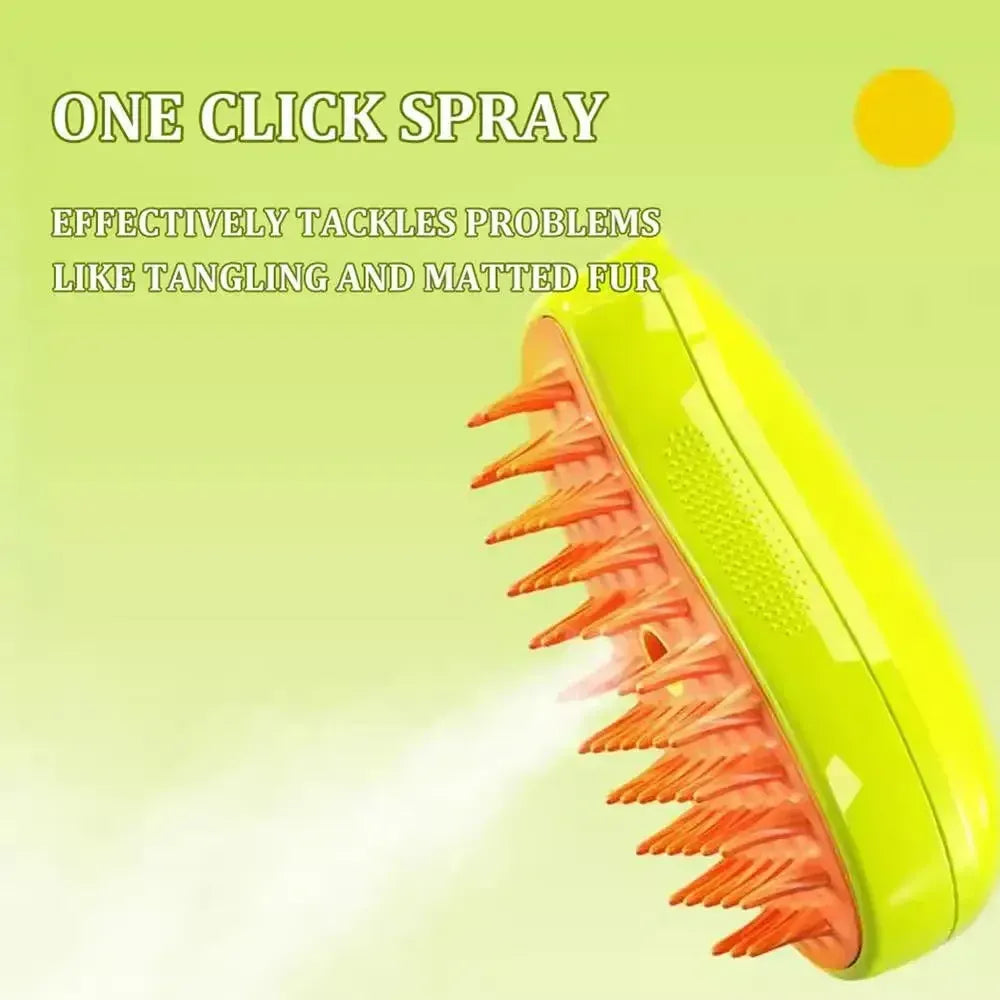 Cat Steam Brush Steamy Dog Brush 3 in 1 Electric Spray - FREE SHIPPING