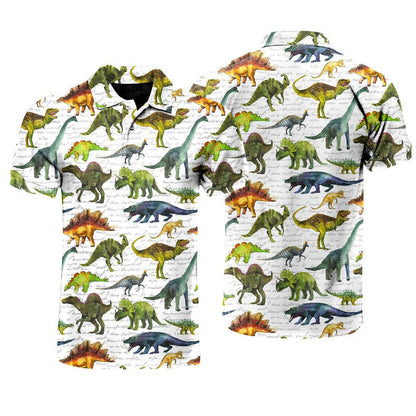 Dinosaurs Polo Shirt For Men