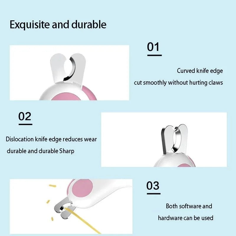 LED Light Pet Nail Clipper - FREE SHIPPING