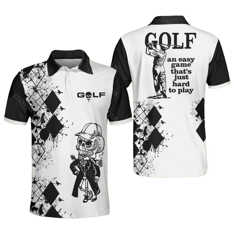 Men's golf an easy game that just hard to play Polo Shirt