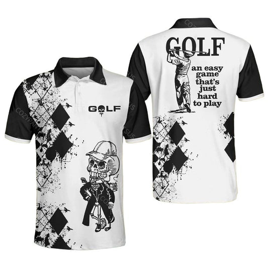 Men's golf an easy game that just hard to play Polo Shirt