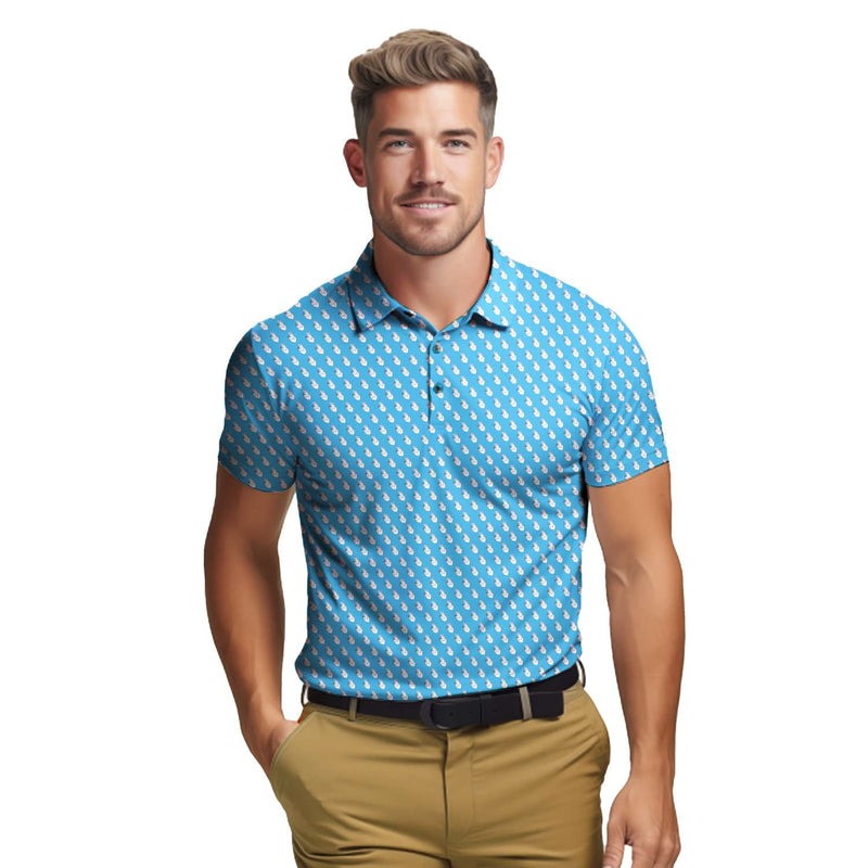 The Shocker Two In The Pink One In The Stink - Funny Golf Polo Shirt