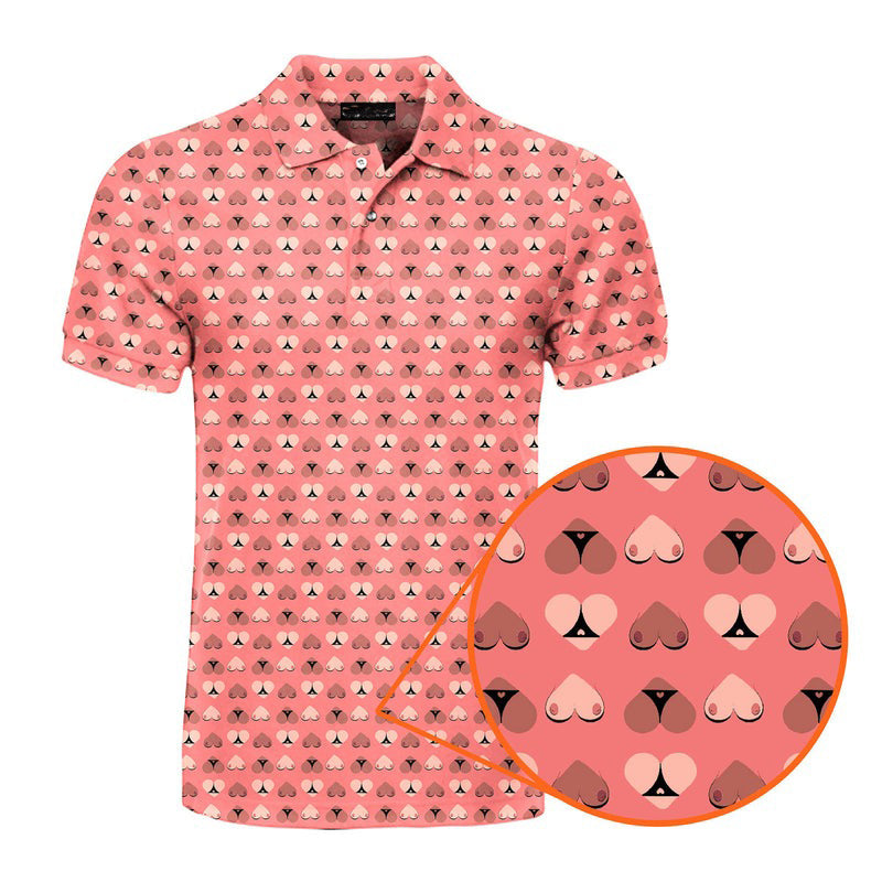 Heart Hip - Funny Golf Polo Shirt