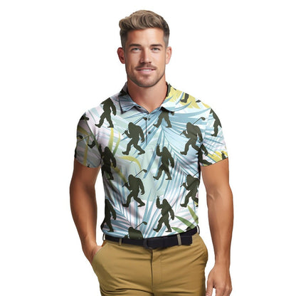 Bigfoot Sasquatch  Golf Polo Shirt