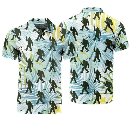 Bigfoot Sasquatch  Golf Polo Shirt