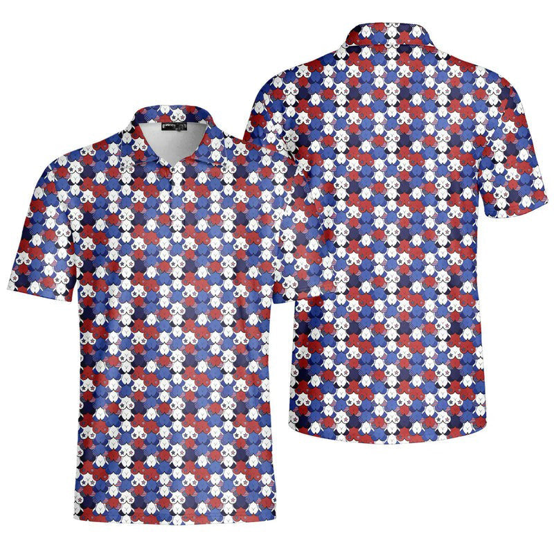 American Tatas- Funny Golf Polo Shirt For Men