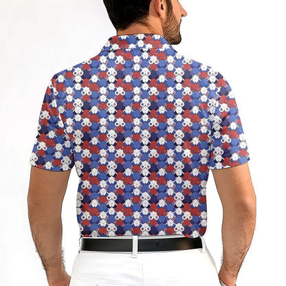 American Tatas- Funny Golf Polo Shirt For Men