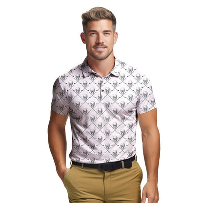 Skull Golf - Funny Golf Polo Shirt