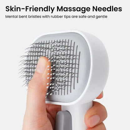 All Breeds Grooming Self Cleaning Slicker Brush - FREE SHIPPING